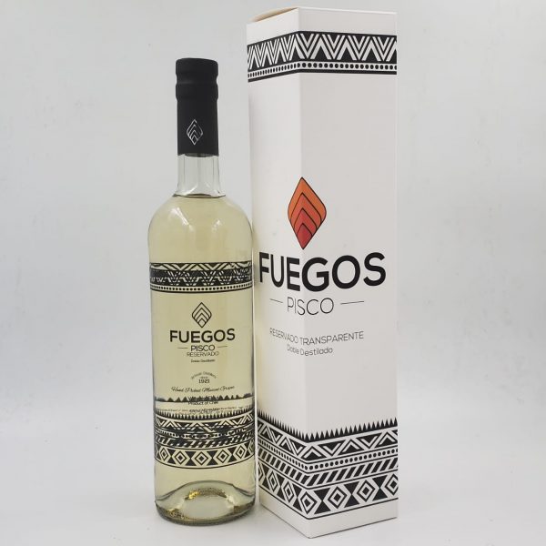 Fuegos - Transparente 40º (Botella Baja)- 750cc - Imagen 2