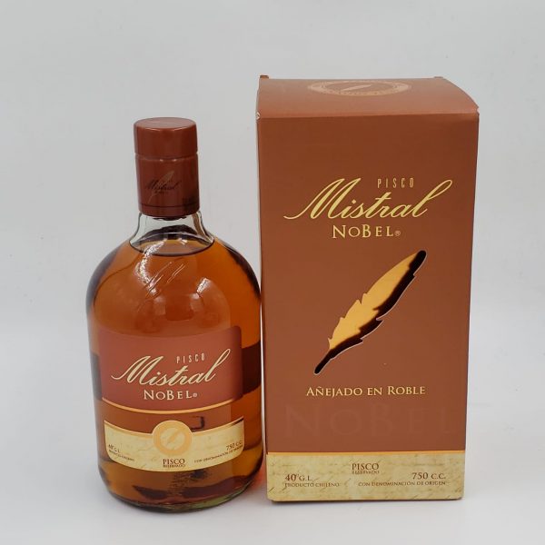 Pisco Mistral Nobel - Extra Añejado 40º - 750cc - Imagen 2