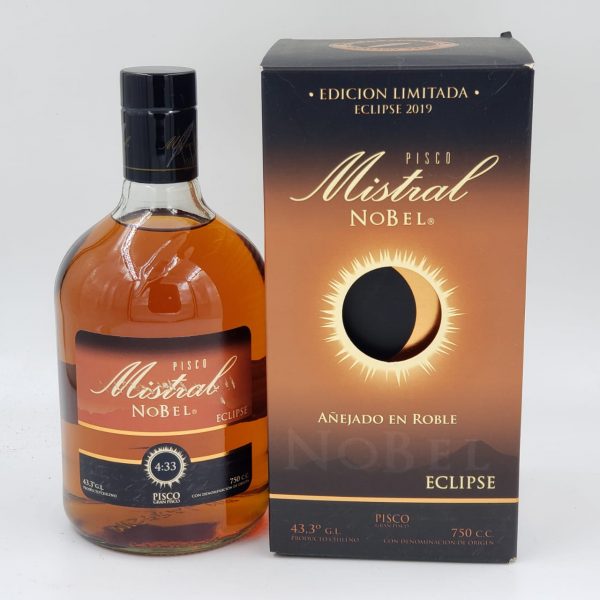 Pisco Mistral - Nobel Eclipse 43,3º - 750cc - Imagen 2