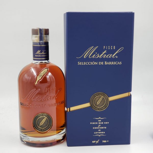 Pisco Mistral - Selección de Barricas 40º - 700cc - Imagen 2