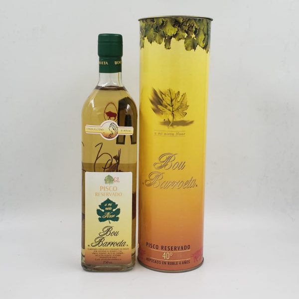 Bou Barroeta - A mi nieta Noor, Pisco Reservado 40º - 750cc - Imagen 2
