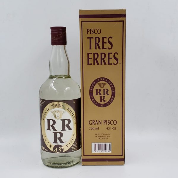 Pisco Tres Erres - Gran Pisco 43º - 700cc - Imagen 2