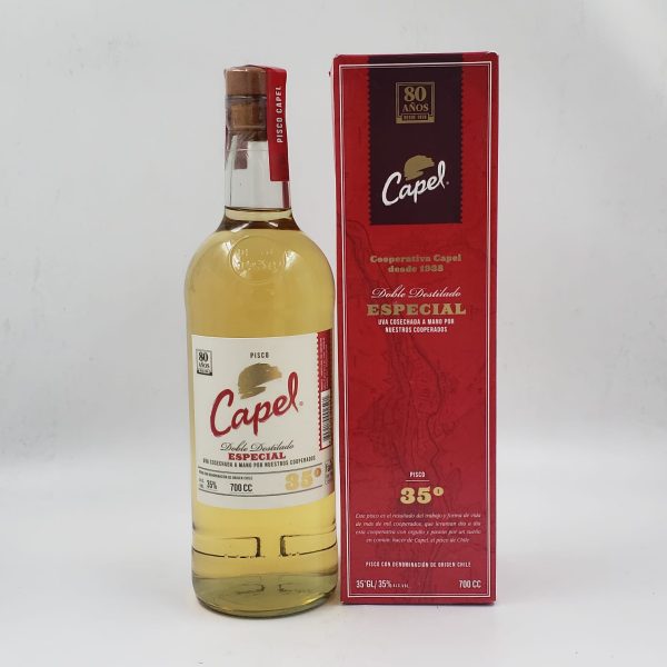 Pisco Capel - Doble Destilado Especial 35º (80 Años) - 700cc - Imagen 2