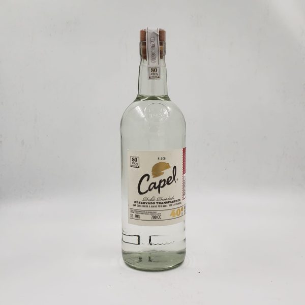 Pisco Capel - Doble Destilado Transparente 40º (80 Años) - 700cc