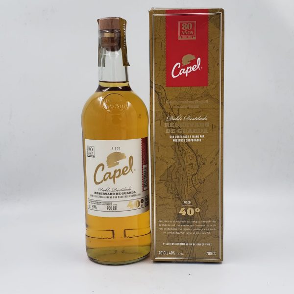 Pisco Capel - Doble Destilado De Guarda 40º (80 Años) - 700cc - Imagen 2