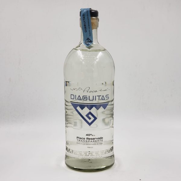Pisco Diaguitas - Reservado Transparente 40° - 750cc