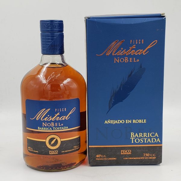 Pisco Mistral Nobel - Barrica Tostada 40º - 750cc - Imagen 2