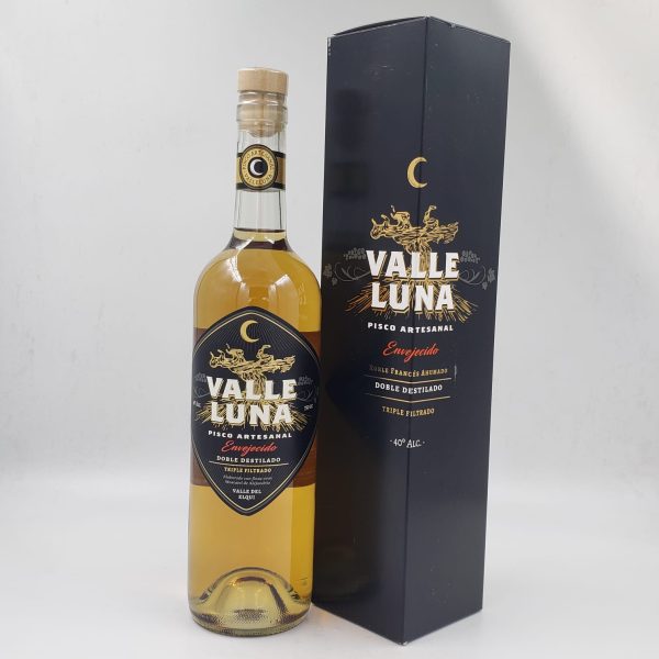 Valle Luna - Pisco Artesanal Envejecido 40º - 750cc - Imagen 2