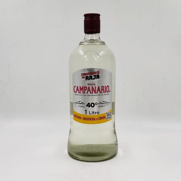 Pisco Campanario – Se Raja 40º – 1 Litro