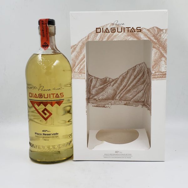 Diaguitas – Pisco Reservado 40º – 750cc - Imagen 3