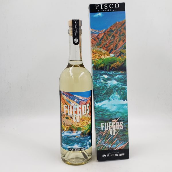 Pisco Fuegos 40° - Reservado Transparente, Edición Especial - 750cc - Imagen 2