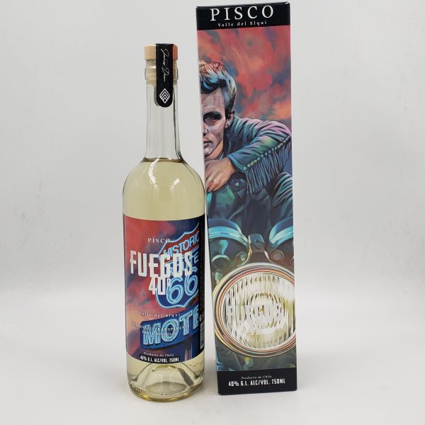 Pisco Fuegos 40° - Reservado Transparente, Edición Especial - 750cc - Imagen 2