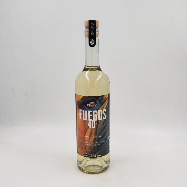 Pisco Fuegos 40° - Reservado Transparente, Edición Especial - 750cc