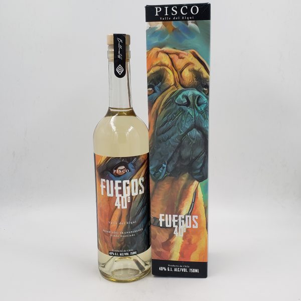 Pisco Fuegos 40° - Reservado Transparente, Edición Especial - 750cc - Imagen 2