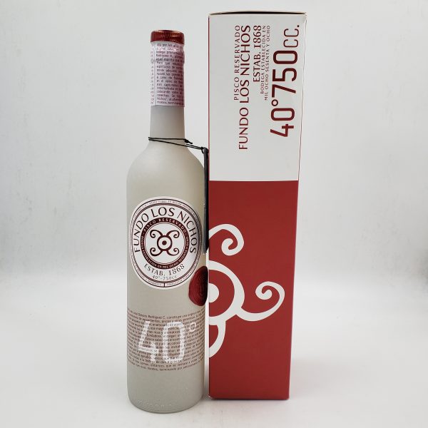 Fundo Los Nichos - Pisco Reservado 40° Edición Aniversario 150 Años - 750cc - Imagen 2