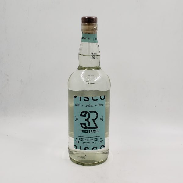 3R Tres Erres - Pisco Reservado Transparente 40º - 750cc