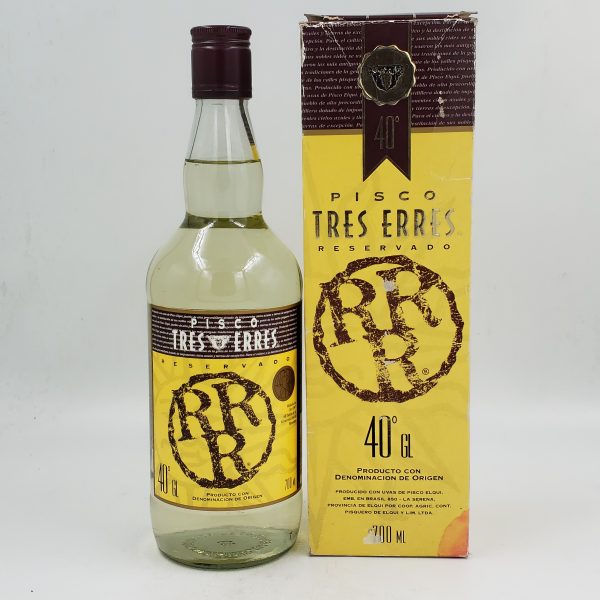 Pisco Tres Erres - Pisco Reservado 40º - 700cc - Imagen 2