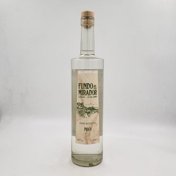 Fundo El Mirador Don Agustín - Pisco Reservado 40° - 750cc