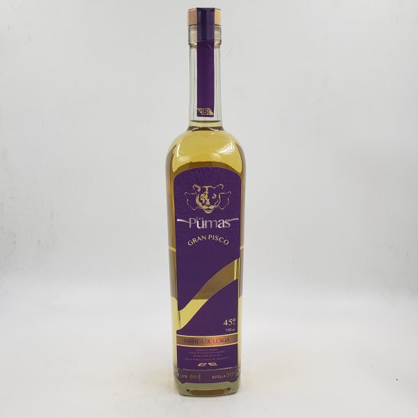 Los Pumas - Gran Pisco 45° Barrica de Lenga - 750cc