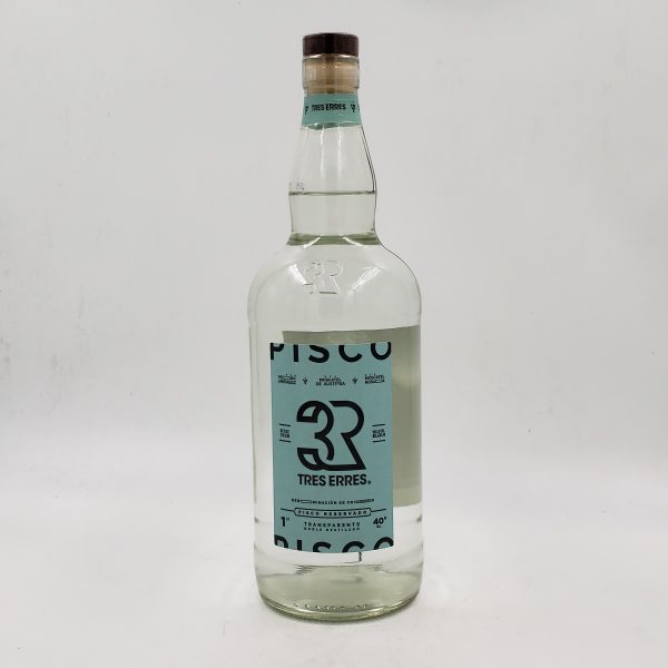 3R Tres Erres - Pisco Reservado Transparente 40º - 1Lt