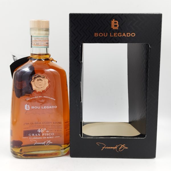 Bou Legado Selección del Destilador - Gran Pisco 46º - 750cc - Imagen 2