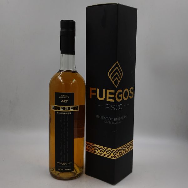 Fuegos - Pisco Premium Envejecido 40º - 750cc - Imagen 2