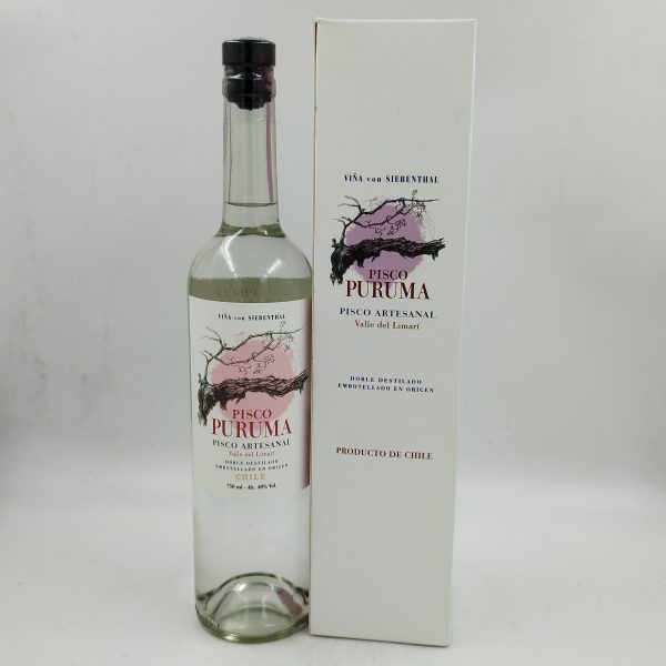 Pisco Puruma - Pisco Artesanal Reservado 40° - 750cc - Imagen 2
