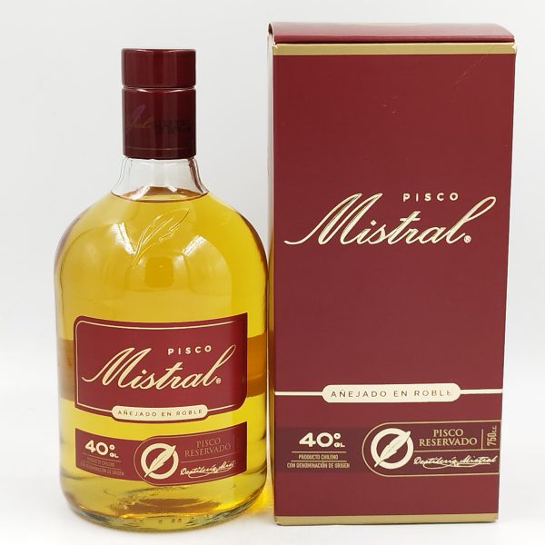 Pisco Mistral - Reservado 40° - 750cc - Imagen 2