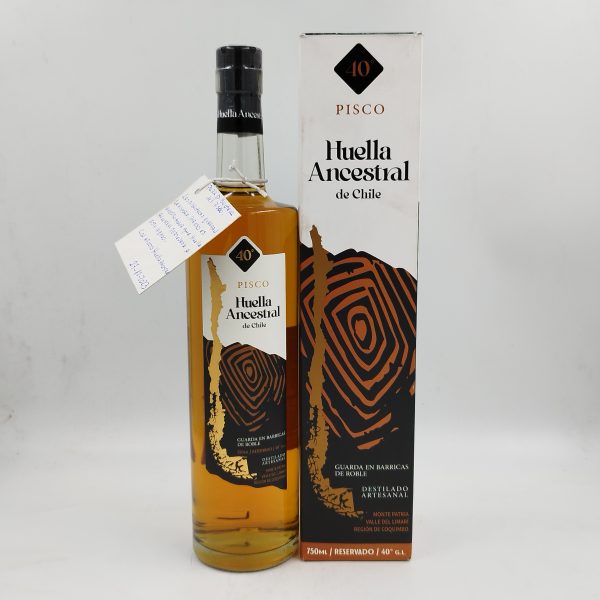 Pisco Huella Ancestral de Chile - Reservado 40° - 750cc - Imagen 2