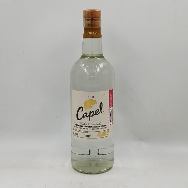 Pisco Capel - Doble Destilado Reservado Transparente 40º - 700cc