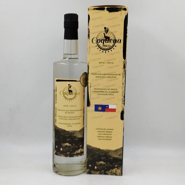 Coquena - Pisco 40º - 750cc - Imagen 2