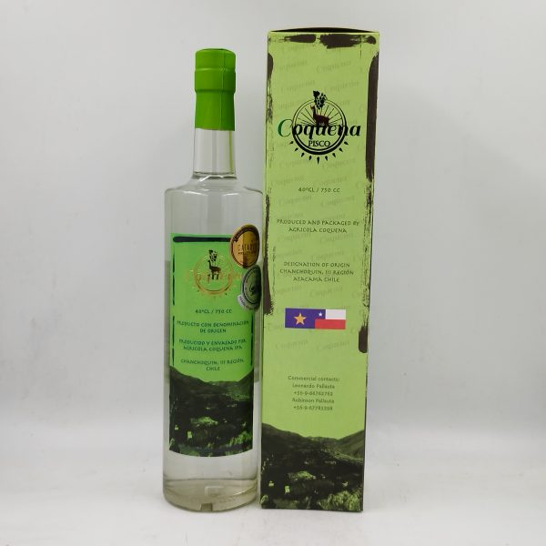 Coquena - Pisco 40º - 750cc - Imagen 2