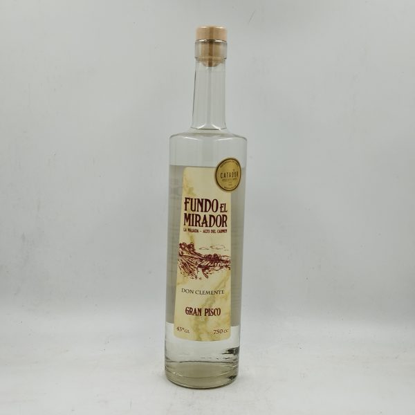 Fundo El Mirador Don Clemente - Gran Pisco 43° - 750cc