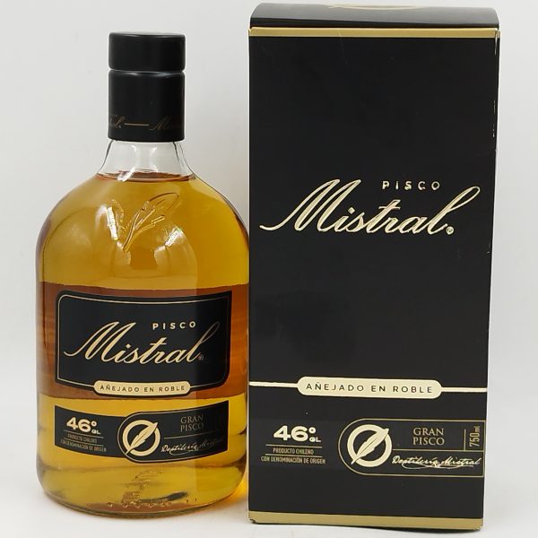 Pisco Mistral - Añejado en Roble 46º - 750cc - Imagen 2