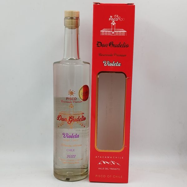 Don Gudelio - Pisco Reservado Premium Violeta 40º 2022 - 750cc - Imagen 2