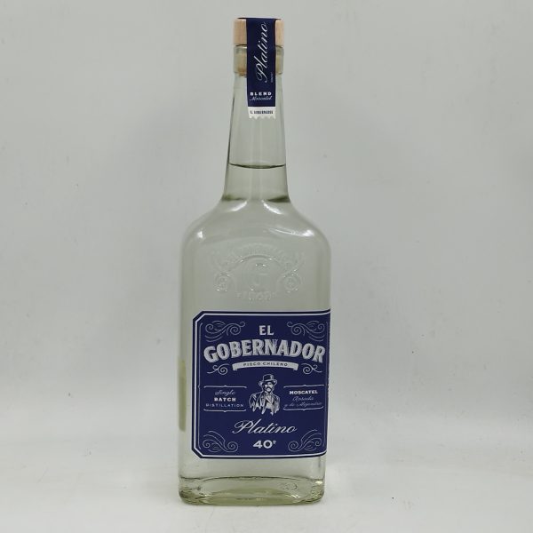 El Gobernador - Pisco Chileno Platino Reservado 40º - 700cc