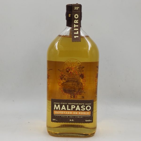 Malpaso - Pisco Independiente, Reposado en Roble 35º - 1000ml