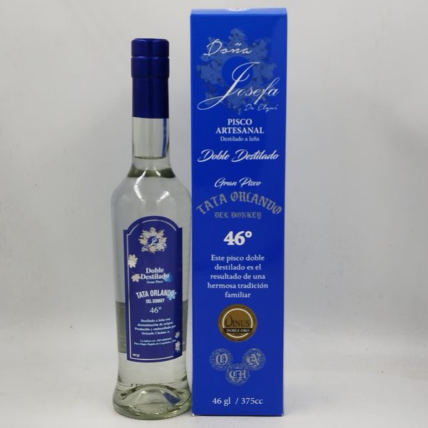 Doña Josefa de Elqui - Gran Pisco 46º Tata Orlando del Donkey - 375cc - Imagen 2